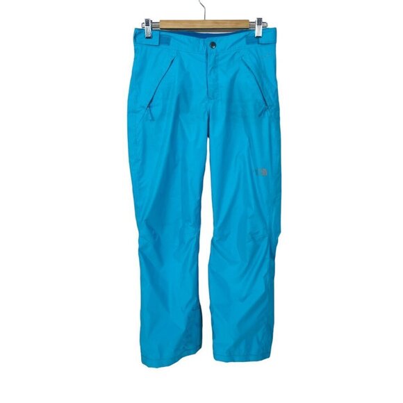 The North Face Girls Youth Size L ( 14-16) Dryvent Snow Pants Ski Snowboard Blue - Picture 1 of 10
